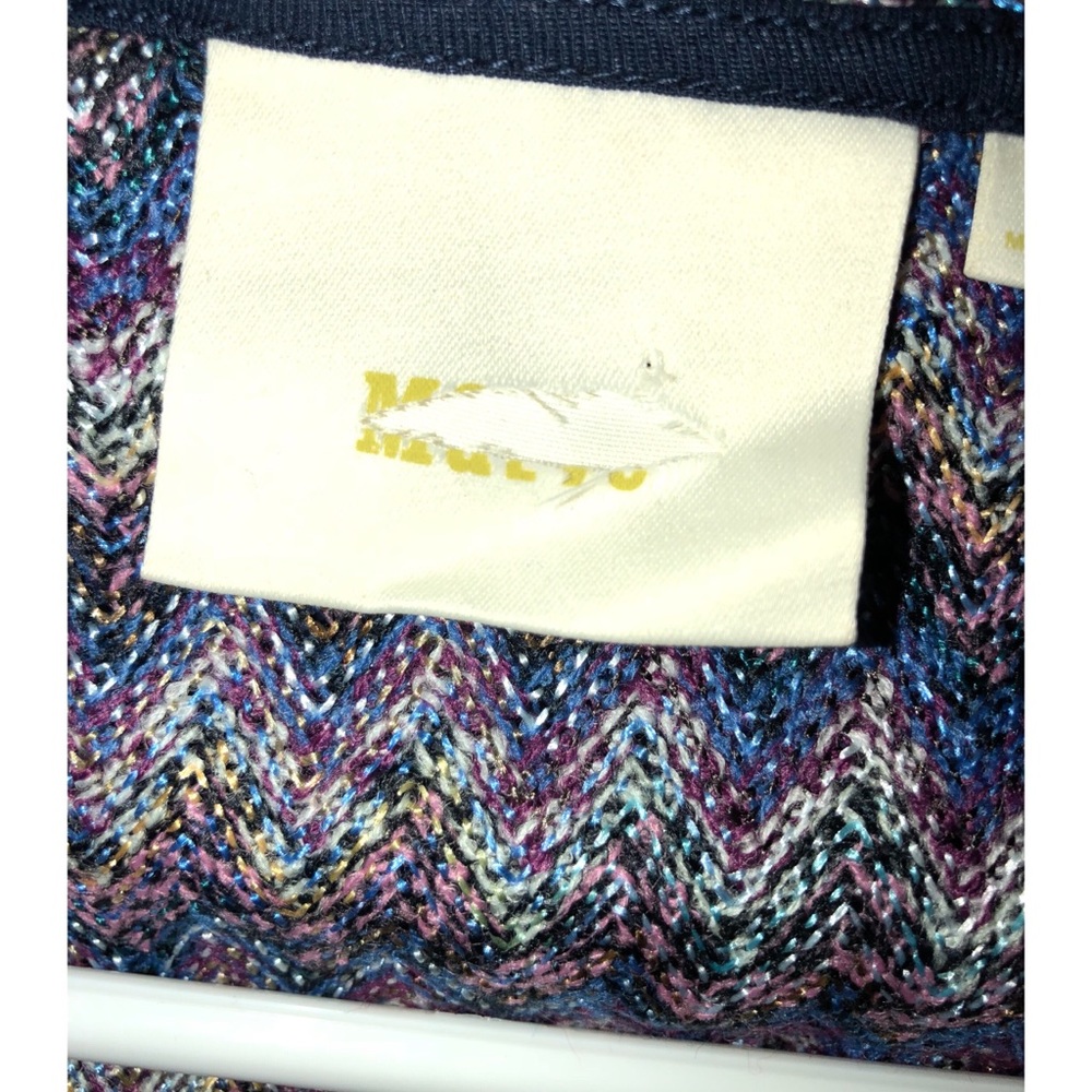 ANTHROPOLOGIE MAEVE WESTWATER KNIT CHEVRON DRESS - Picture 5 of 5
